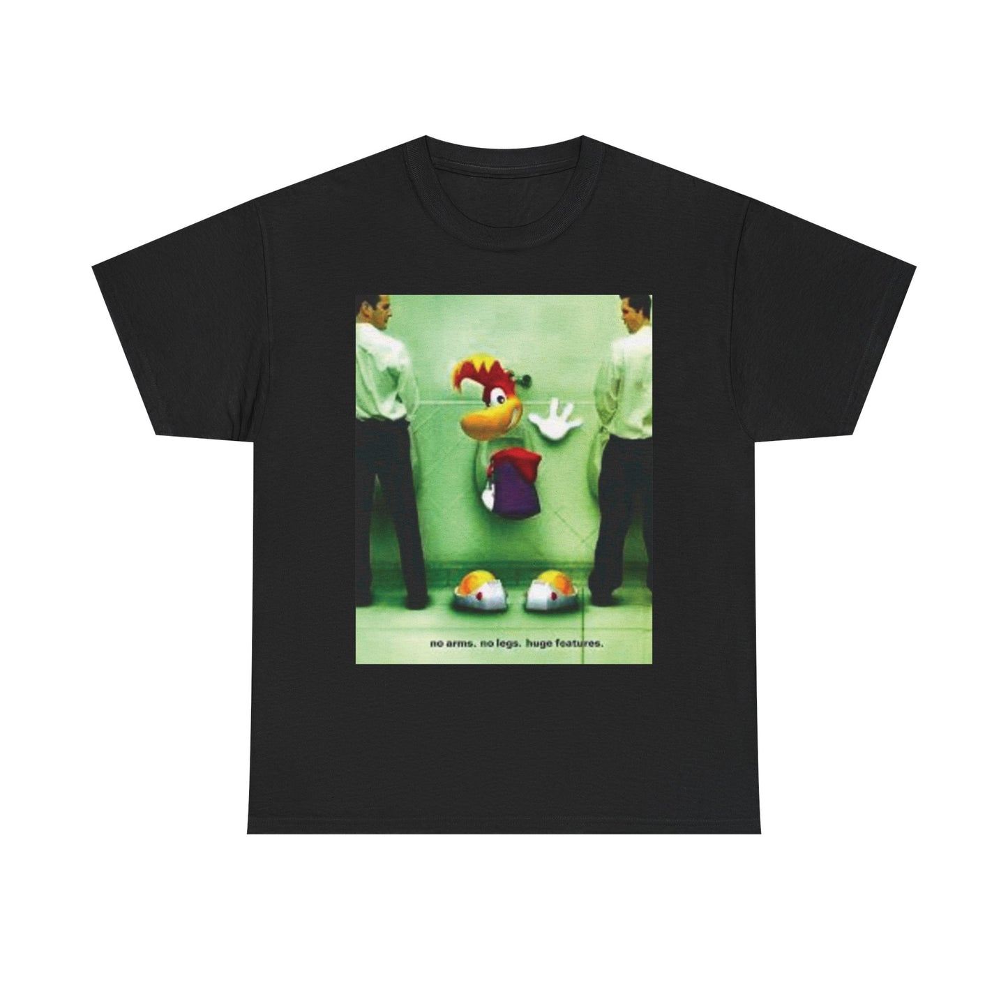 Huge Features Early 2000s Advertisement Menswear Vintage Blank Unisex Heavy Cotton Tee T shirt