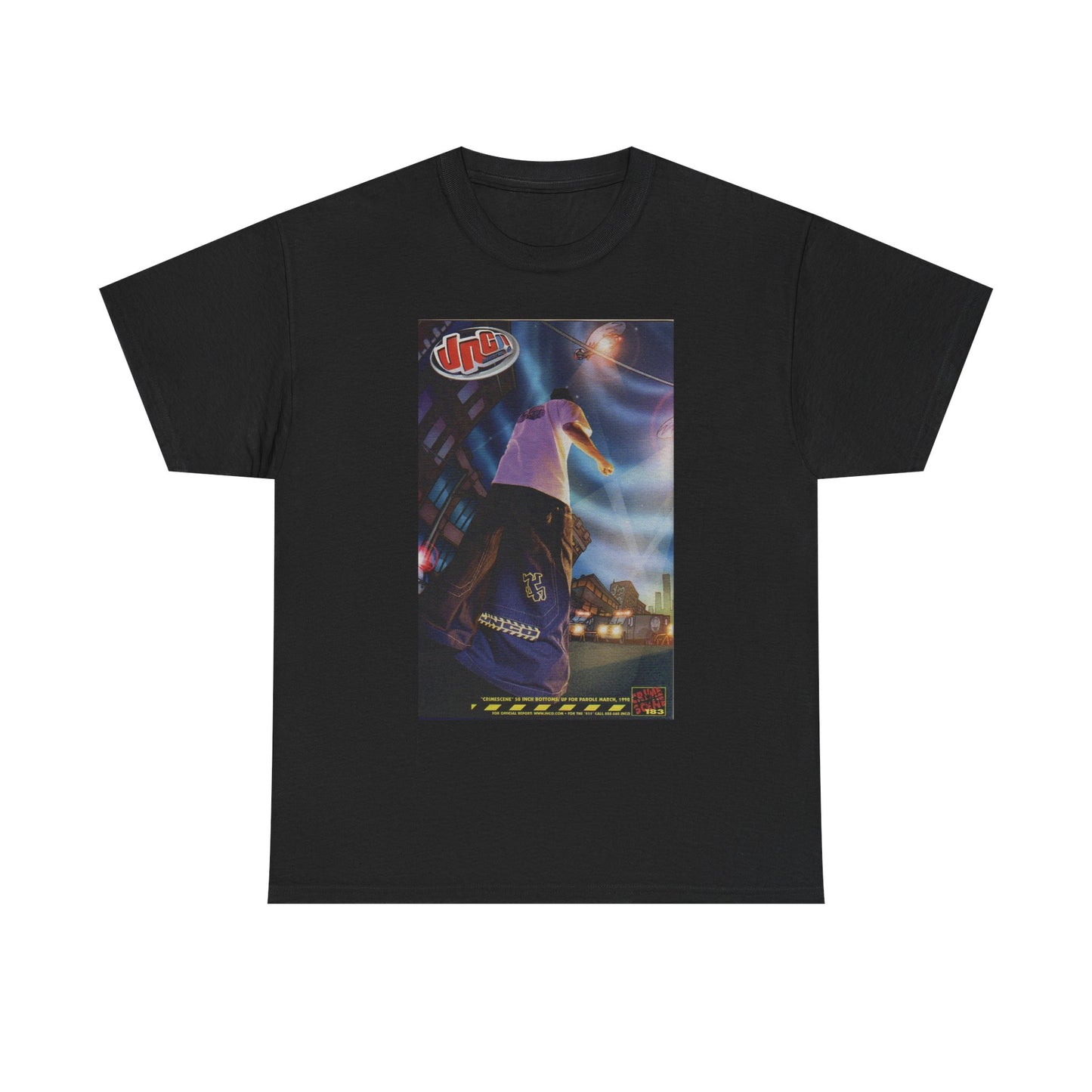 JNCO Early 2000s Advertisement Menswear Vintage Blank Unisex Heavy Cotton Tee T shirt