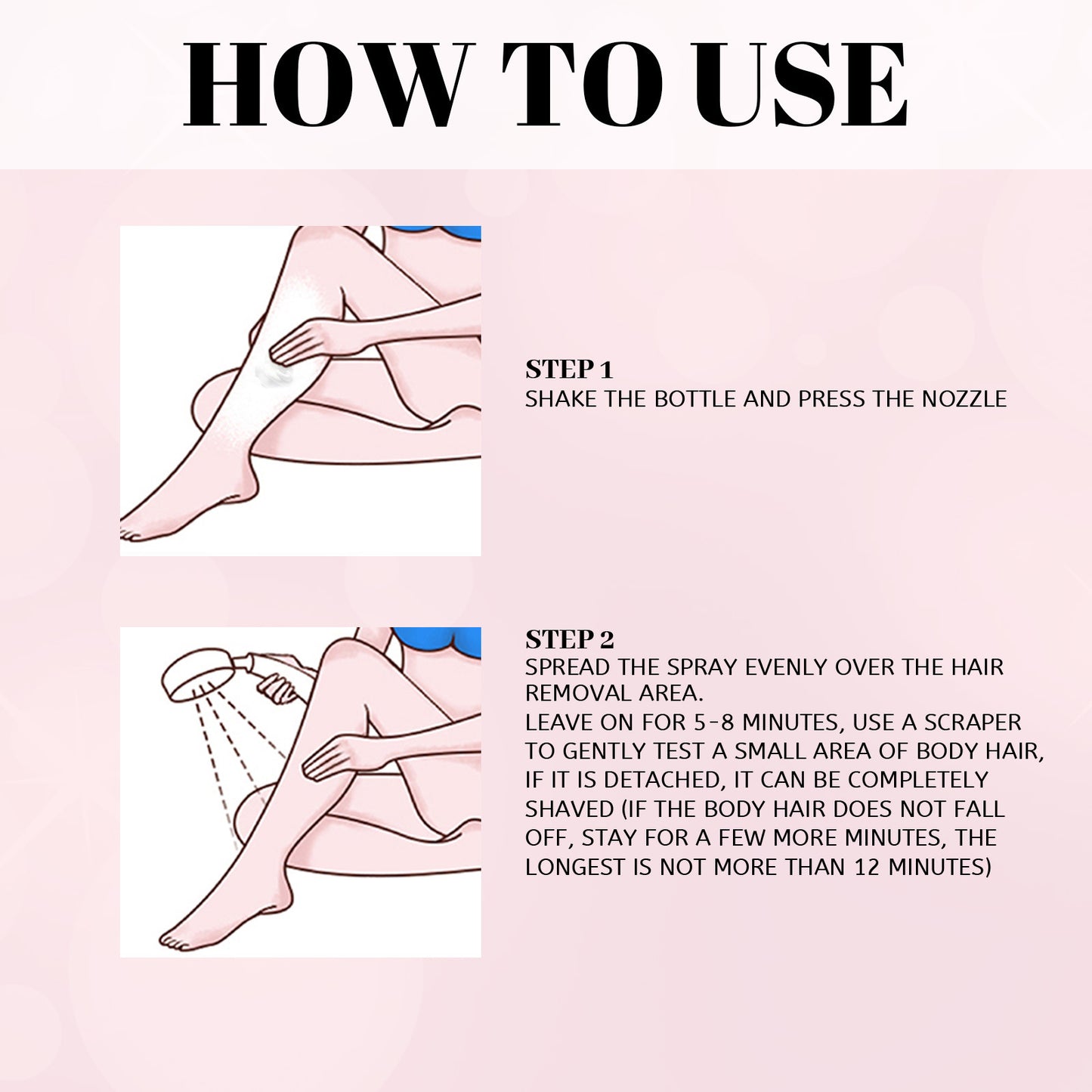 Hair Removal Spray Non-irritating