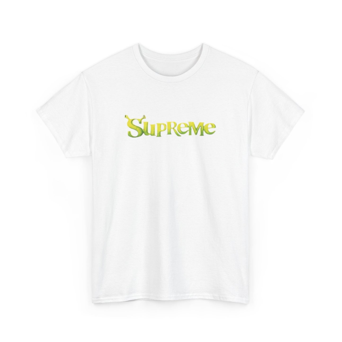 Shrek Supreme Menswear Vintage Blank Unisex Heavy Cotton Tee T shirt