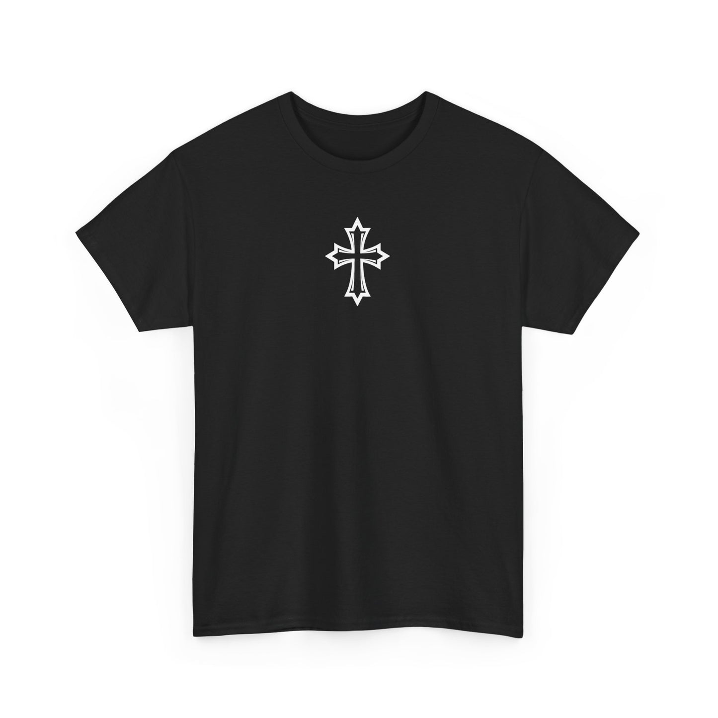 Cross Christian Menswear Vintage Blank Unisex Heavy Cotton Tee T shirt