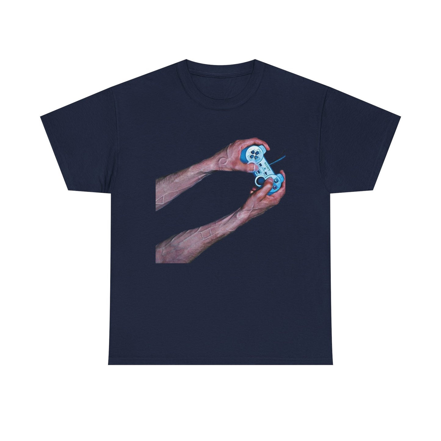 PS2 Advertisement Blank Unisex Heavy Cotton Tee