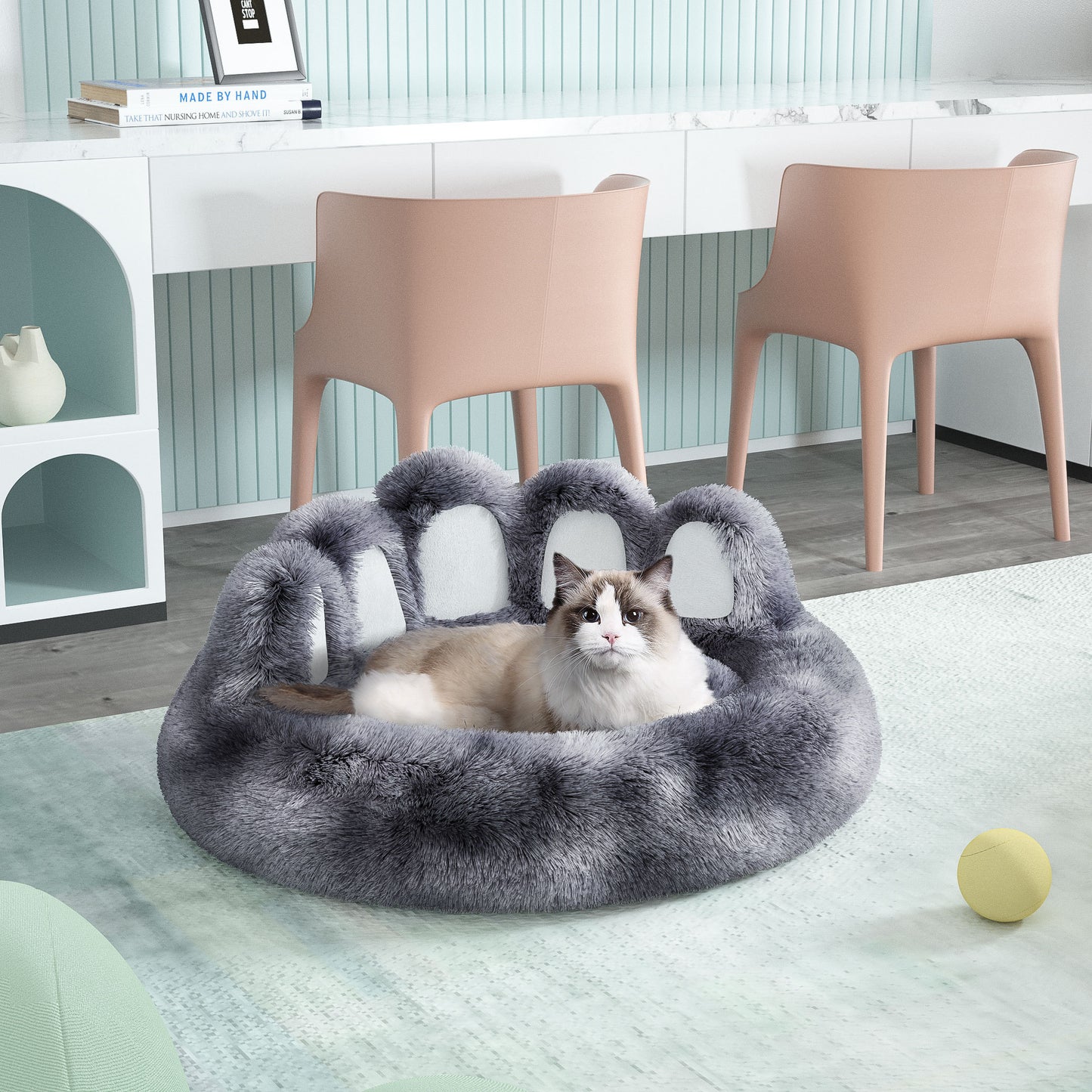 Paw Shape Dog and Cat Bed