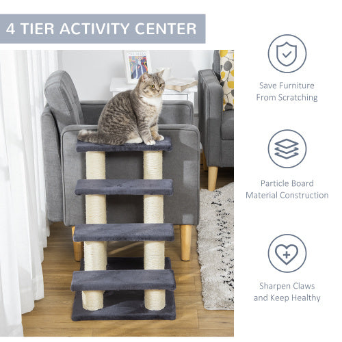 Cat Tree With 4 Steps For High Beds Couch