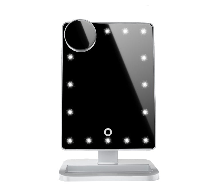 Touch Screen Makeup Mirror With LED ,Bluetooth, Music Speaker, 10X Magnifying. Mirrors Lights