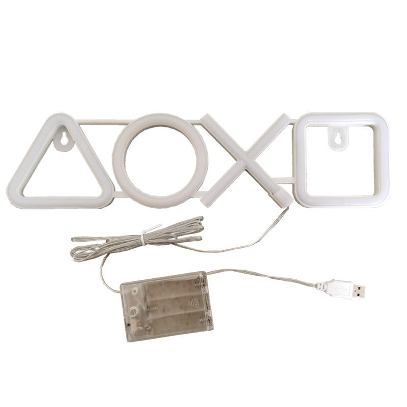 Playstation LED Game Symbol Neon Light Modeling Light Color Light