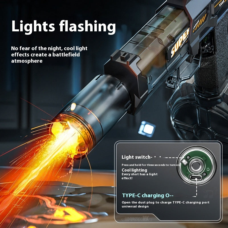 LED Lights Electric Water Guns