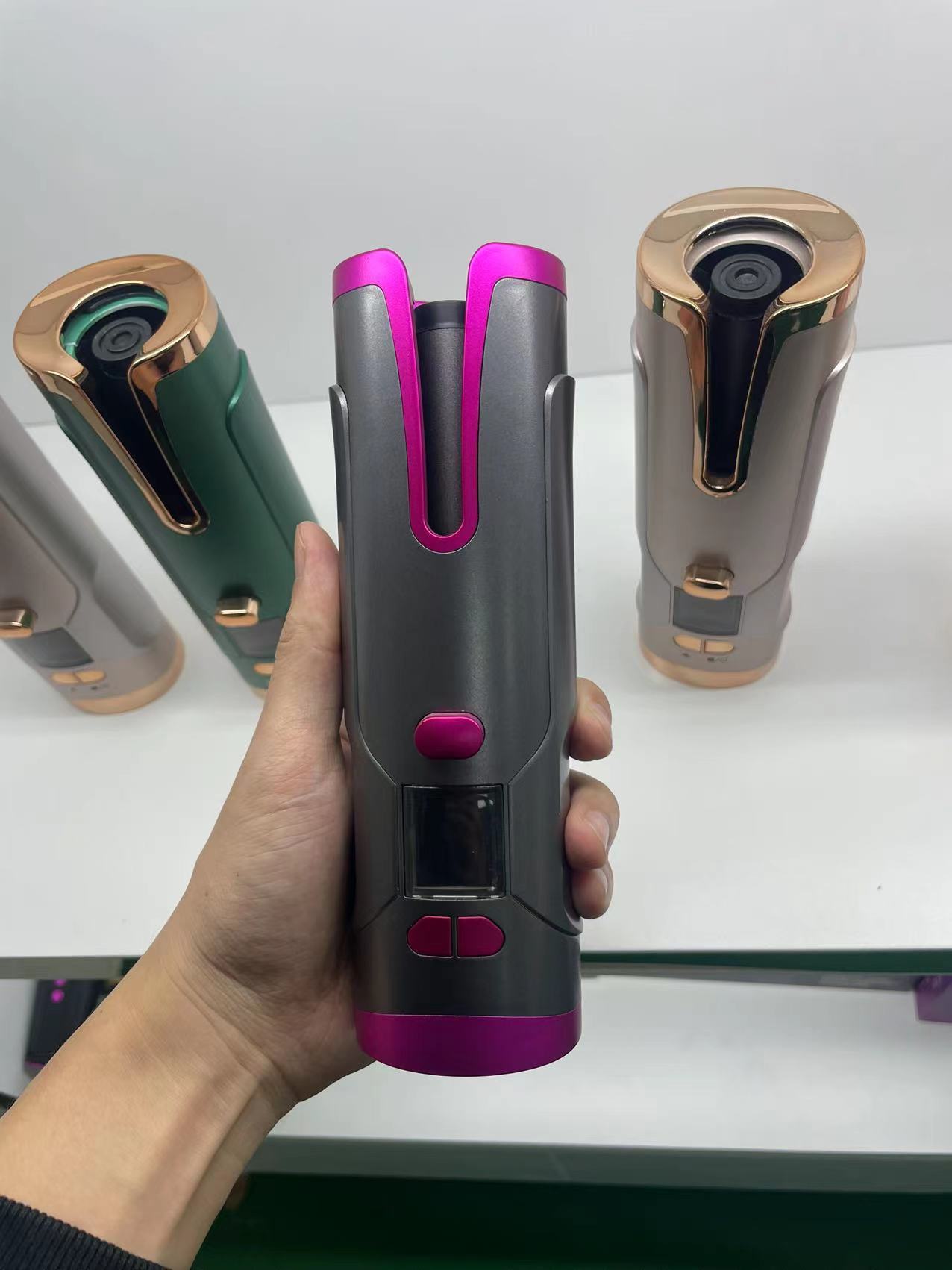 Rechargeable Automatic Hair Curler Women Portable Hair Curling Iron
