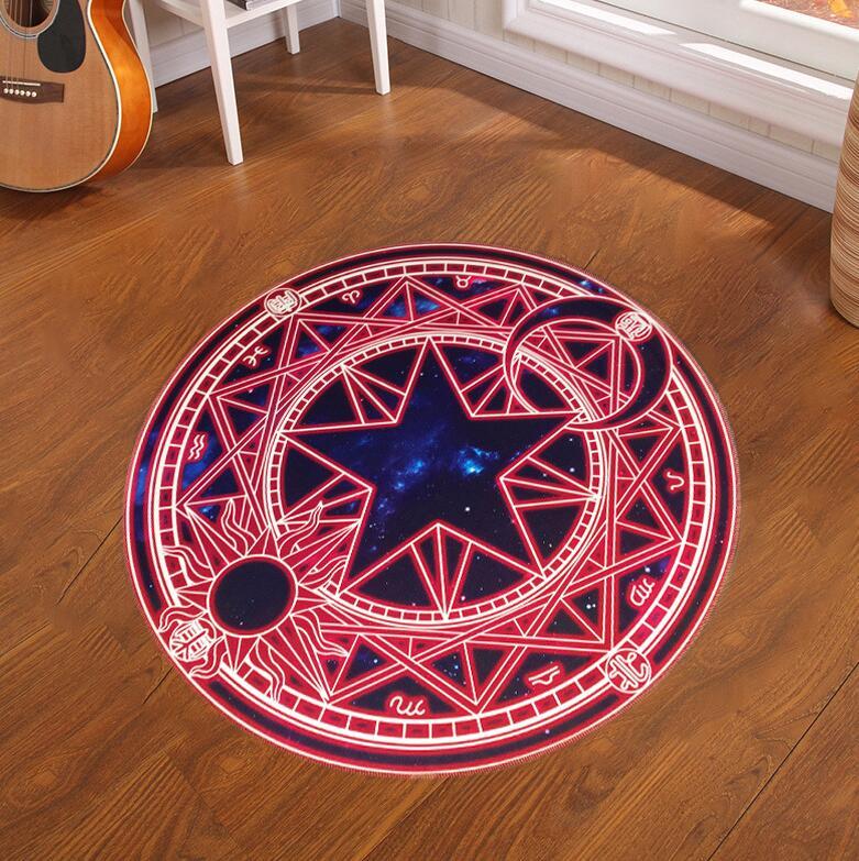 80CM Cartoon Round Carpet