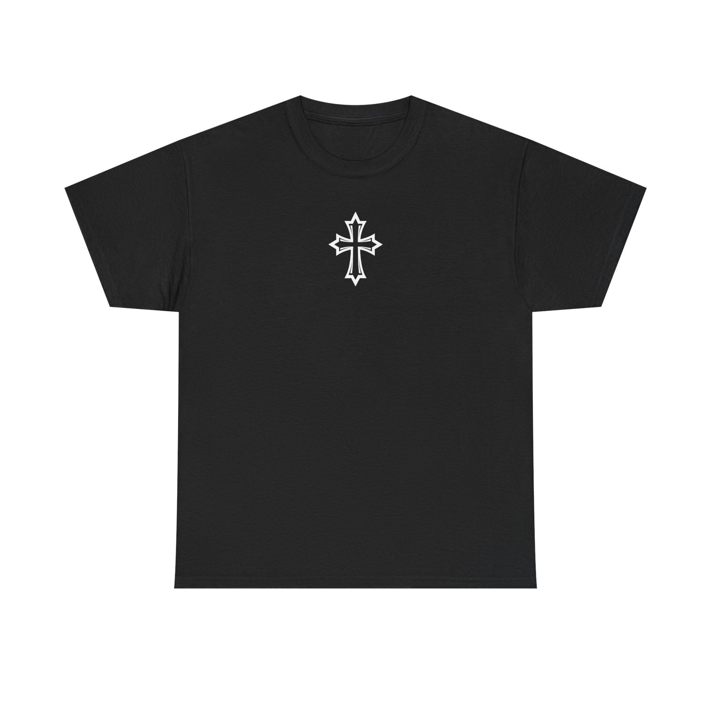 Cross Christian Menswear Vintage Blank Unisex Heavy Cotton Tee T shirt