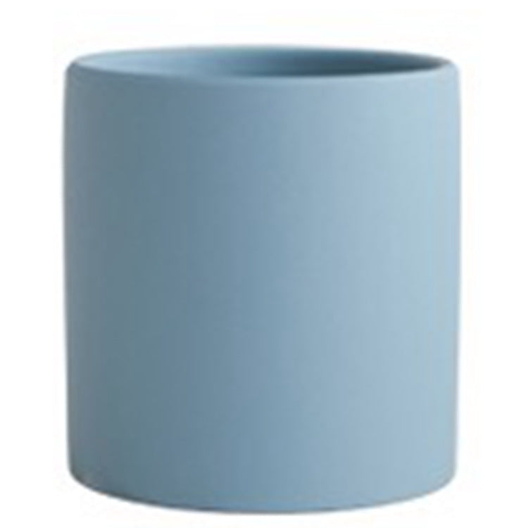 Nordic Industrial Style Colorful Ceramic Flowerpot/Cylindrical Shape Flower Pot