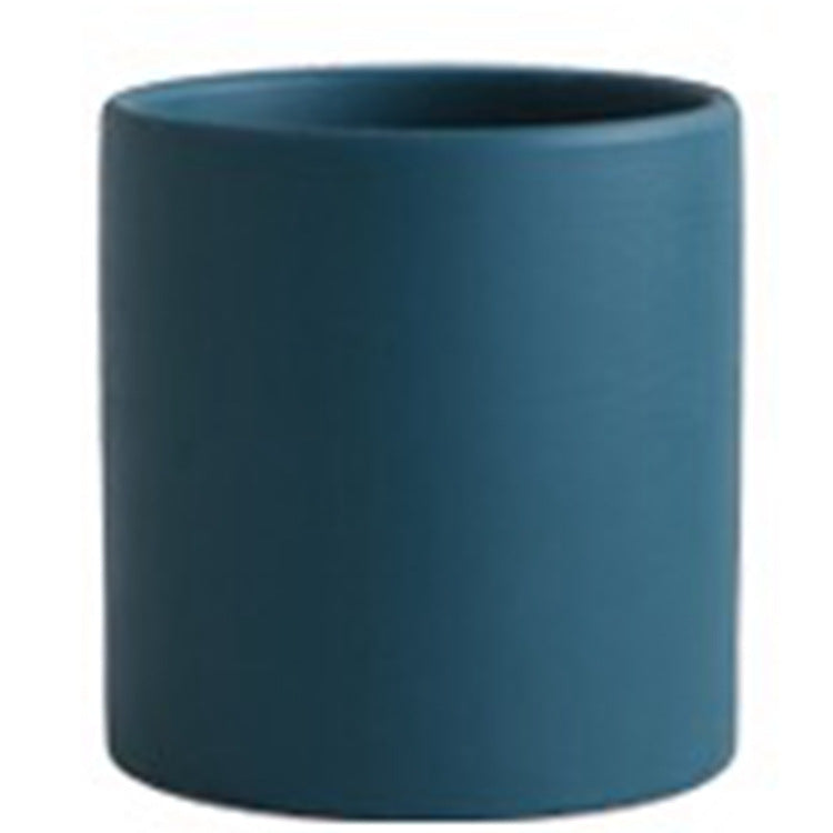 Nordic Industrial Style Colorful Ceramic Flowerpot/Cylindrical Shape Flower Pot