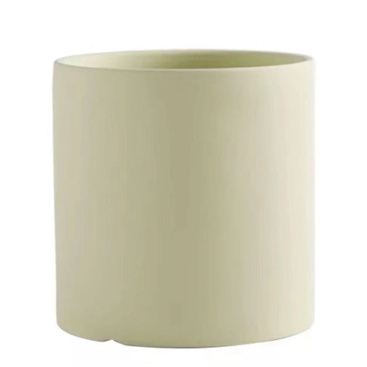 Nordic Industrial Style Colorful Ceramic Flowerpot/Cylindrical Shape Flower Pot