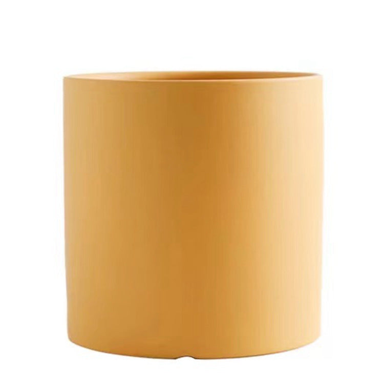 Nordic Industrial Style Colorful Ceramic Flowerpot/Cylindrical Shape Flower Pot