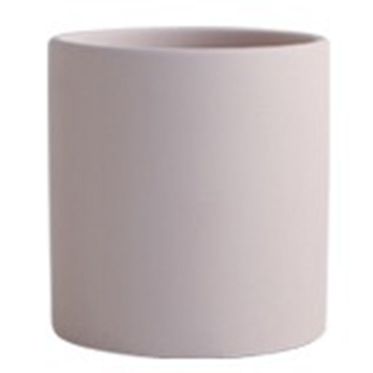 Nordic Industrial Style Colorful Ceramic Flowerpot/Cylindrical Shape Flower Pot
