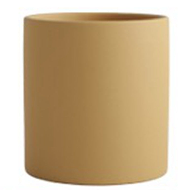 Nordic Industrial Style Colorful Ceramic Flowerpot/Cylindrical Shape Flower Pot