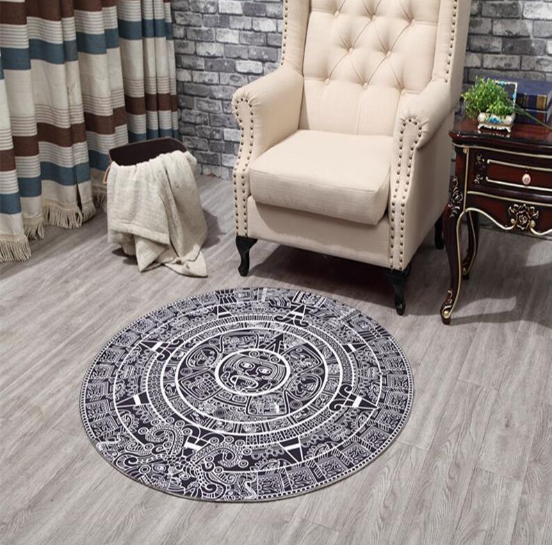 80CM Cartoon Round Carpet