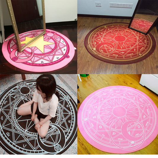 80CM Cartoon Round Carpet