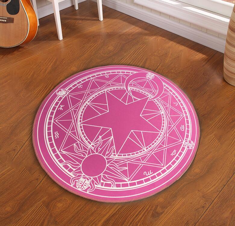 80CM Cartoon Round Carpet