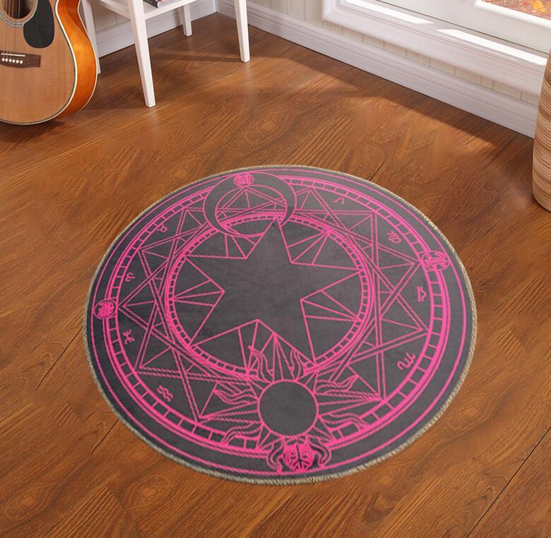80CM Cartoon Round Carpet