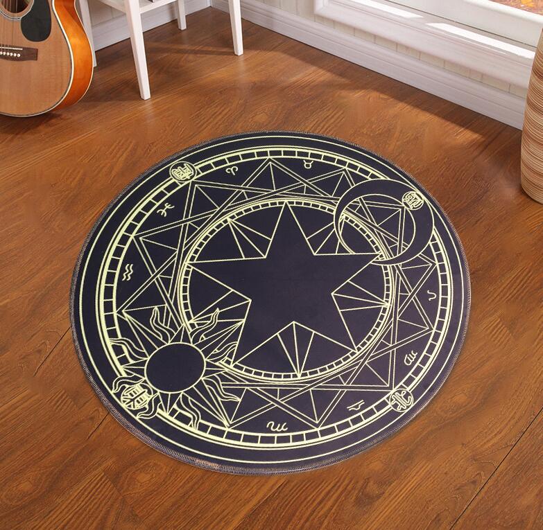 80CM Cartoon Round Carpet