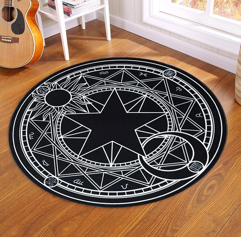 80CM Cartoon Round Carpet