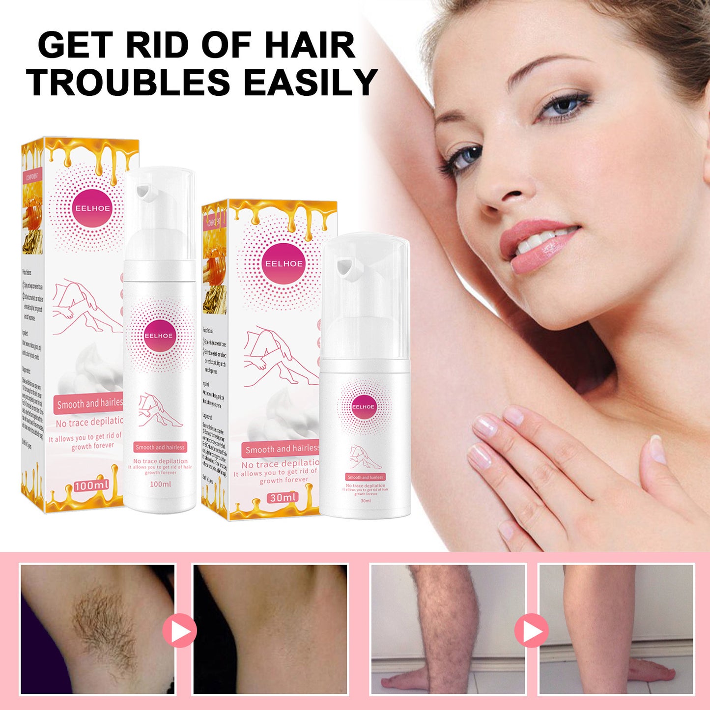Hair Removal Spray Non-irritating