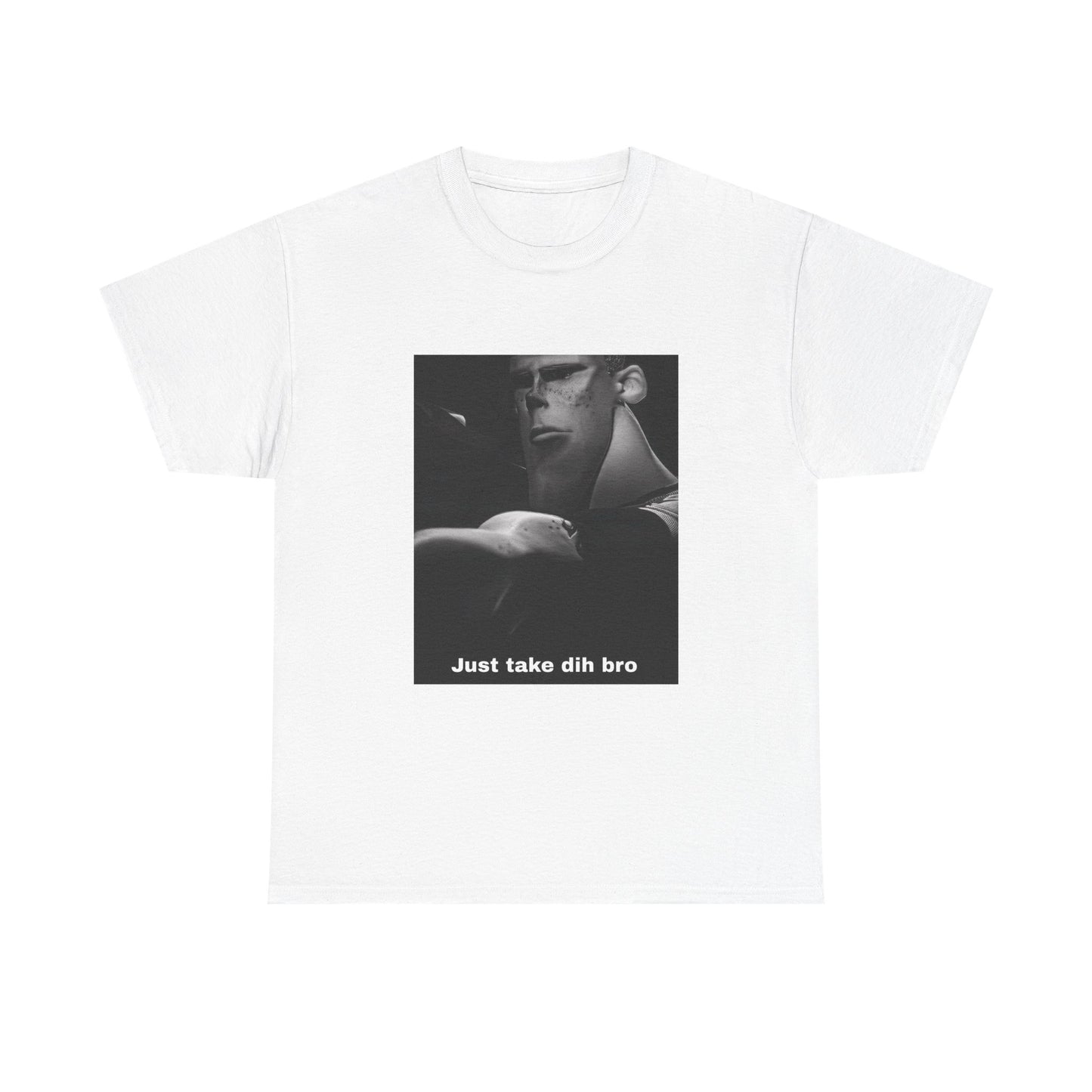 Paranorma Mitch "Js Take Dih" Menswear Vintage Blank Unisex Heavy Cotton Tee T shirt