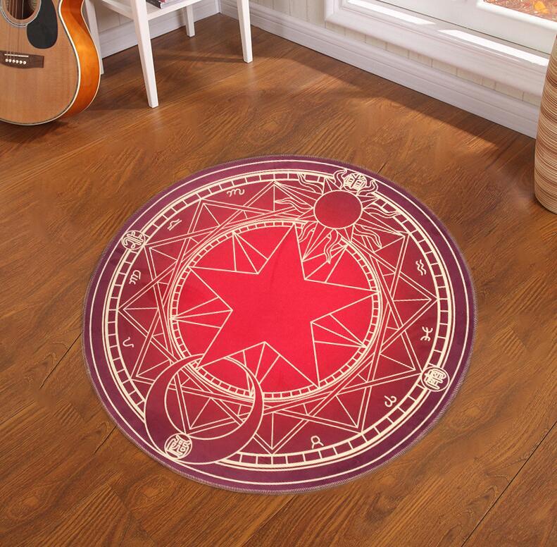 80CM Cartoon Round Carpet
