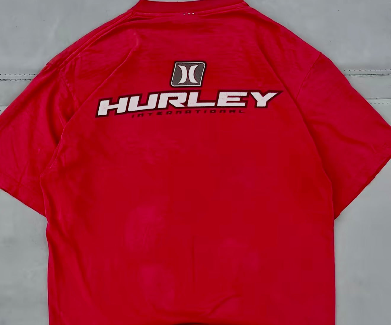 Hurley Surfwear Menswear Vintage Blank Unisex Heavy Cotton Tee T shirt