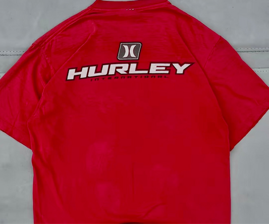 Hurley Surfwear Menswear Vintage Blank Unisex Heavy Cotton Tee T shirt