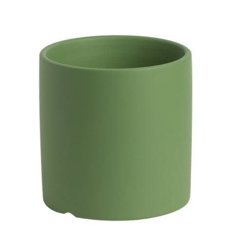 Nordic Industrial Style Colorful Ceramic Flowerpot/Cylindrical Shape Flower Pot