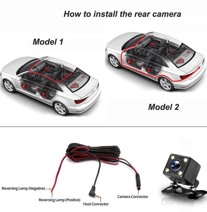 Dash Cam Car HD 1080P Front and Rear